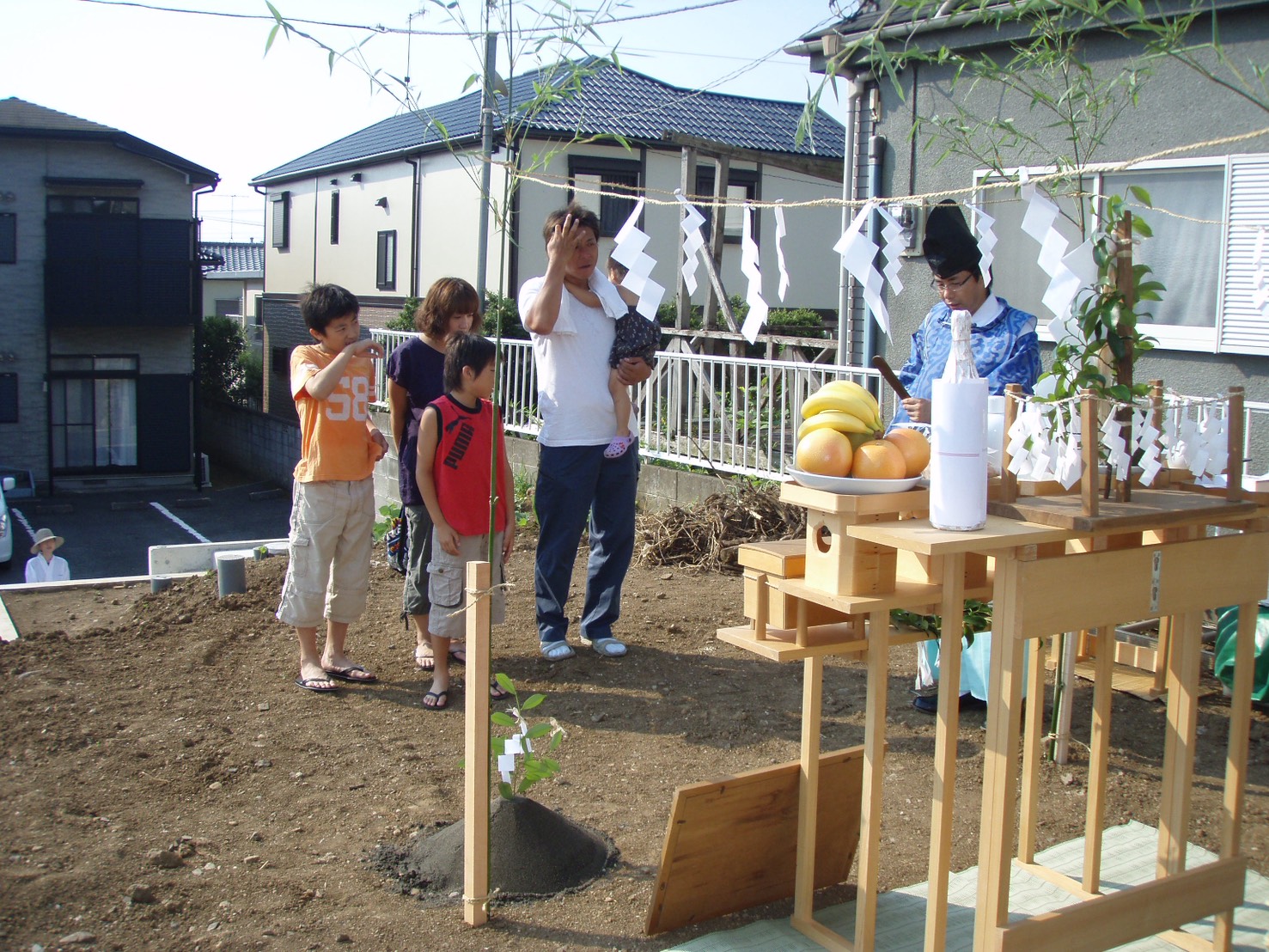 地鎮祭・着工